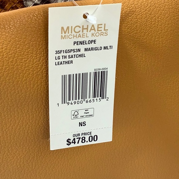 NWT Michael Kors Large Satchel & Large Phone Case Wallet Set - Picture 4 of 6